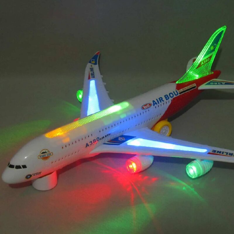 Airbus Toy Friction-Powered Aeroplane A380 - Image 4