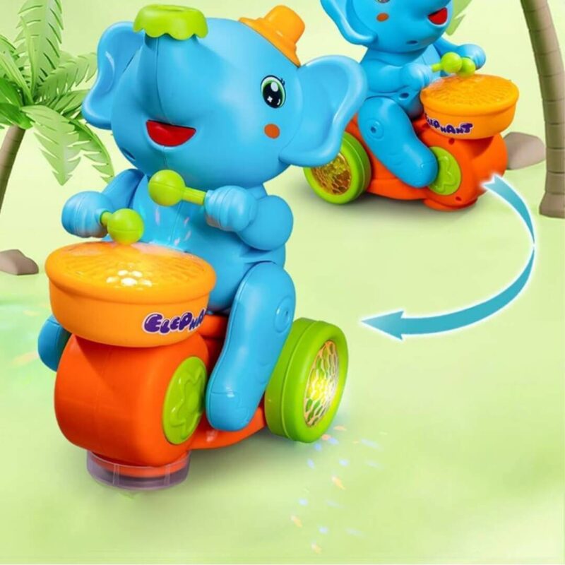 Musical Walking Elephant Drummer With Floating Ball - Image 3