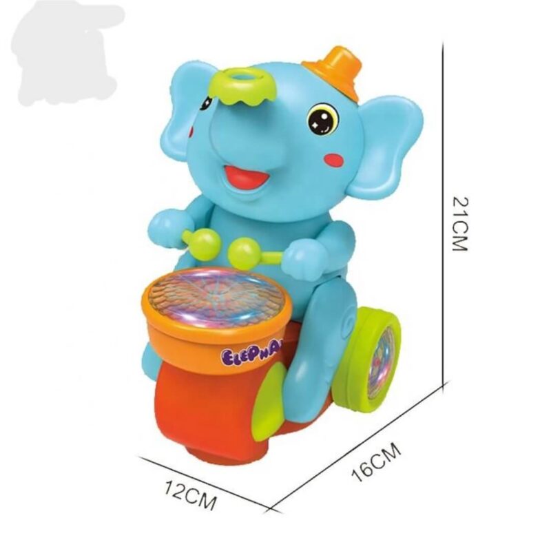Musical Walking Elephant Drummer With Floating Ball - Image 4
